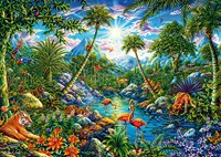 Schmidt puzzle île paradisiaque 1000 pièces puzzle qualité premium