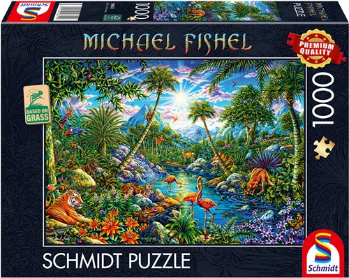 Schmidt puzzle île paradisiaque 1000 pièces puzzle qualité premium-2