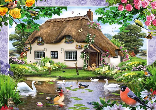 Schmidt Spiele Romantisches Landhaus - 500 Teile