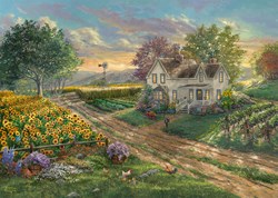 Schmidt puzzle champs de tournesols - puzzle 1000 pièces