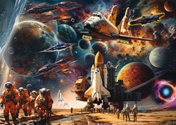 Schmidt puzzle voyage dans l'espace 1000 pièces - puzzle fascinant