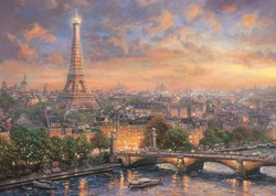 Schmidt puzzle Paris Ville de l'Amour 1000 pièces Thomas Kinkade