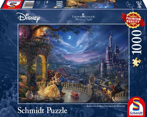 Schmidt puzzle Disney La Belle et la Bête - 1000 pièces - Qualité premium-2