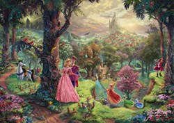 Schmidt puzzle Disney La Belle au Bois Dormant 1000 pièces - Thomas Kinkade