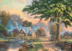 Schmidt Holzpuzzle - Am alten Mühlenbach - 1000 Teile