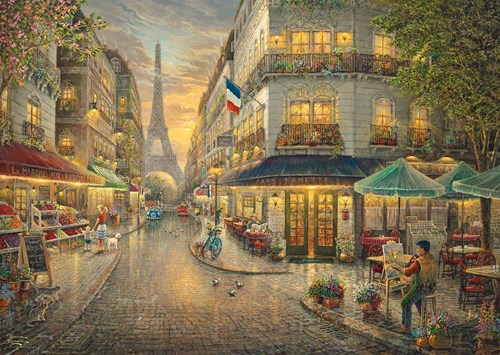 Schmidt Spiele Holzpuzzle - Malerisches Paris - 1000 Teile
