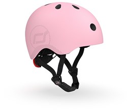Scoot & Ride casque vélo enfant M/L 55-59 cm rose LED réglable