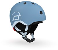 Scoot & Ride casque d'hiver enfant XS-S steel - casque de ski sûr pour enfants