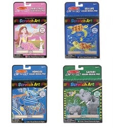 Melissa & Doug Scratch Art jouet créatif - carton éducatif