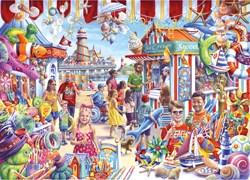 Gibsons puzzle Seaside Souvenirs - 1000 pièces puzzle nostalgie