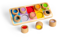 BigJigs jouet sensoriel planche en bois - jouet éducatif pour enfants