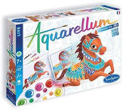 Sentosphère peinture Aquarellum Live Cheval coffret créatif