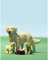 Lundby chien jouet avec chiots - accessoire maison de poupée-3