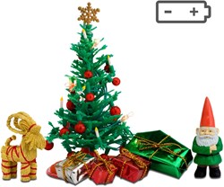 Lundby maison de poupée sapin de Noël avec accessoires - échelle 1:18