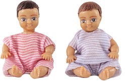 Lundby Set - Twee baby's