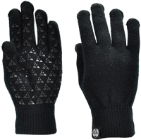 Six Peaks gants tricotés d'hiver - noir - gants sportifs pour enfants