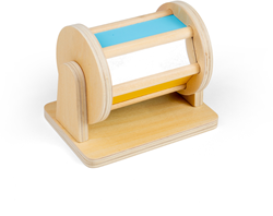 Bigjigs Toys toupie sensorielle en bois avec sons et couleurs pour enfants