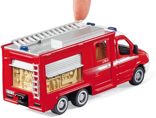 Siku camion de pompier Mercedes-Benz 1:50 véhicule jouet 6x6-2