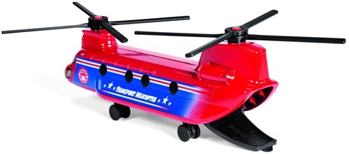 Siku hélicoptère de transport jouet modèle rotors pliables métal plastique-2