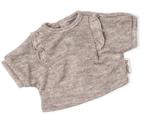 Skrallan vêtements de poupée t-shirt rose pour poupées 36-40cm-2