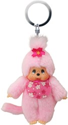 Monchhichi porte-clés fleur de cerisier 10cm accessoire peluche