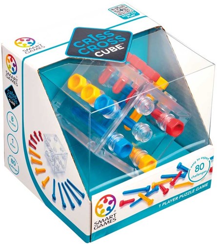 Smart Games Criss Cross Cube puzzle - casse-tête avec 80 défis-2