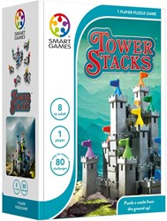 Smart Games jeu de réflexion 3D Tower Stacks - 80 défis - vision spatiale