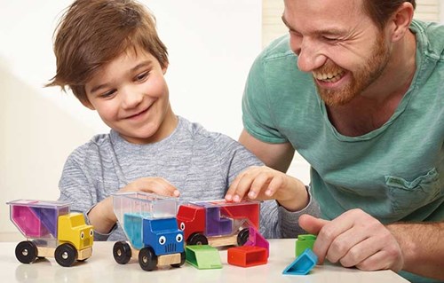 Smart Games puzzle en bois Trucky 3 - jouet éducatif camions enfants-3