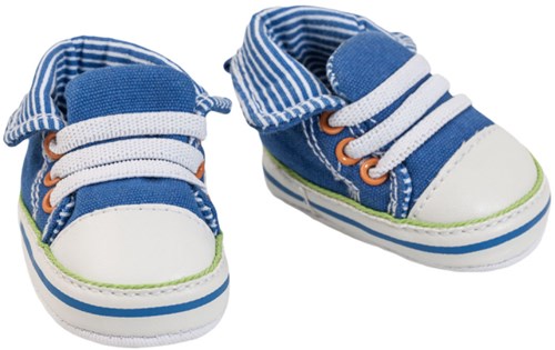 Heless chaussures de poupée baskets bleues 30-34 cm accessoire poupée-2