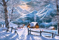 Castorland puzzle Snowy Morning - 1500 pièces paysage d'hiver