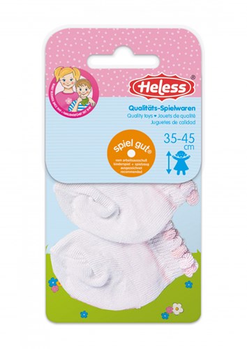 Heless chaussettes poupée pastel grande multicolore 35-46 cm bébé-2