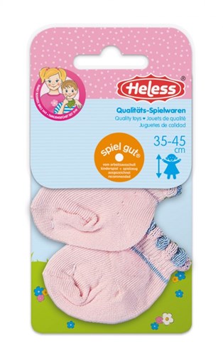 Heless chaussettes poupée pastel grande multicolore 35-46 cm bébé-3