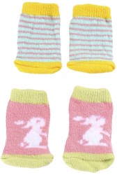 Skrallan chaussettes poupée lot de 2 accessoires poupée 36-40cm