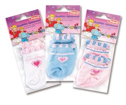 Heless chaussettes pour poupée - accessoires pour poupée 28-35 cm multicolore
