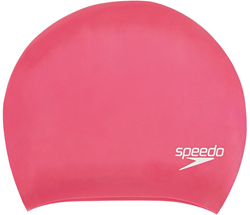 Speedo bonnet de bain silicone cheveux longs rose adulte natation