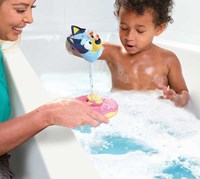 Moose Bluey jouet de bain éclabousser et flotter avec bouée et jeux d'eau-3