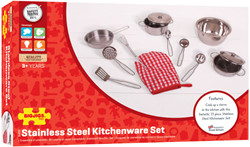 Bigjigs Set de cuisine en acier