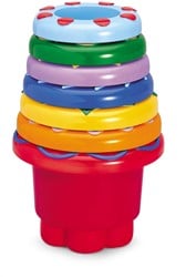 Tolo Classic Jouet Empilable Tasses Arc-en-ciel - 7 pièces