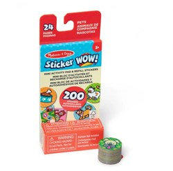 Melissa & Doug set de jouets autocollants - Sticker WOW! Mini + Recharge - Animaux domestiques