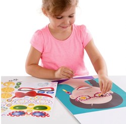Melissa & Doug bloc d'autocollants make a face - set créatif de visages