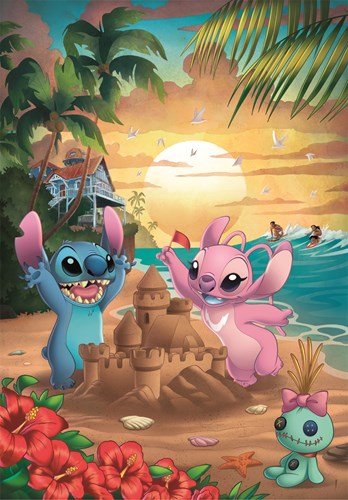 Clementoni puzzle Disney Stitch - 500 pièces fan de cartoon