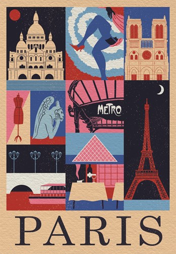 Clementoni Style in the City, Paris - 1000 Teile