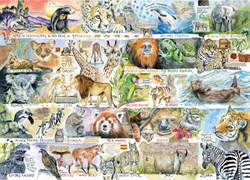 Gibsons puzzle Sun Bears and Sloths - 1000 pièces animaux