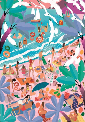 Clementoni Sonntag Am Strand - 1000 Teile