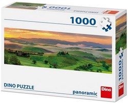 Dino puzzle panorama coucher de soleil - 1000 pièces adultes
