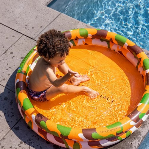 Swim Essentials piscine enfant camouflage - piscine gonflable 100 cm-2