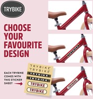 Trybike loopfiets 2 in 1 Steel - vintage rood