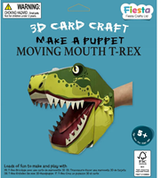 Fiesta Crafts T-Rex 3D Puppet Craft