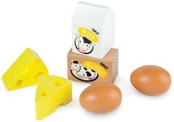 Tidlo Œufs et produits laitiers en bois