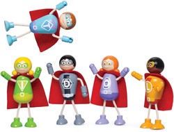Tidlo Superhero Figure Pack